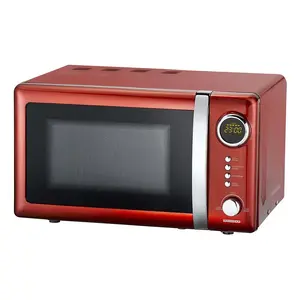 Solo microwave MPL Power Melissa 16330109, countertop, 20 L, 700 W, LED display, buttons & rotary, red