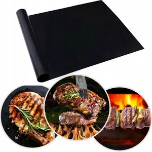 Grill mat, Extralink Teflon 2-pack 30 x 44 cm, non-stick grilling liner