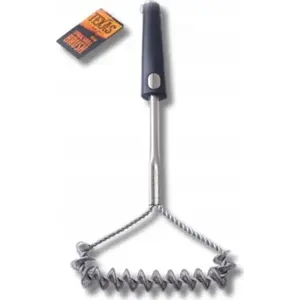Grill Brush Sourcing Spiral Grill Brush 41 cm — BRUSH-G1, stainless steel spiral head, long handle