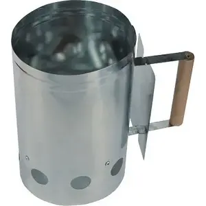 Charcoal Chimney Starter Master Grill MG120 — steel construction for lighting briquettes and lump charcoal