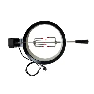 Rotisērijas šašlika iesms Kamado Bono Minimo — elektriskais rotisērijas piederums, 455×455×135 mm, melns
