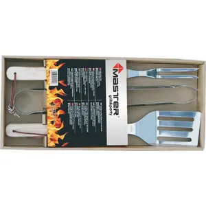 Grill accessory set Master Grill MG110 — 3 pieces, universal tools for grilling