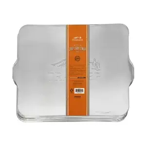 Drip tray liner for outdoor barbecue/grill Xerοx BAC566 — aluminium, 558.8×393.7 mm, pack of 5