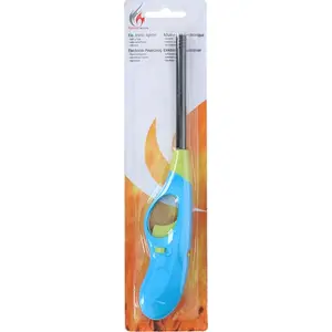Long gas lighter 26.6 cm, blue — No name (model 871125222432_BLUE)