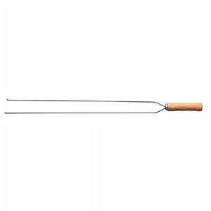 Tramontina double skewering rod with wooden handle, length 85 cm