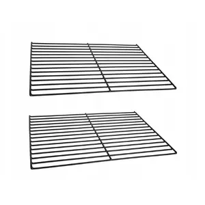 Grill grate set GEKO G80516 — 2-piece stainless steel cooking grid