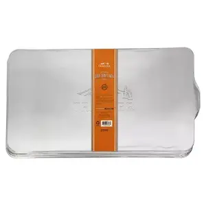 Drip tray liner BRITA BAC568 for outdoor barbecue/grill, aluminium, 736.6×406.4 mm, pack of 5