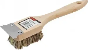 Grill Brush with Scraper EPM E-260-0008 — wire bristles, scraper attachment