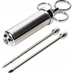 Marinade Injector Sourcing TEXAS CLUB — manual meat and poultry injector, stainless needle, refillable syringe