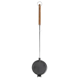 Вафельница Esschert Design Waffeleisen FF295 — 2 прямоугольные вафли, чёрная, 175×53×820 мм