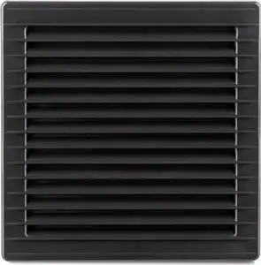 Ventilation grille with mesh airRoxy 02-259 170x170 mm ø150 mm graphite