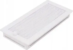Grate JetWorld GRATE WHITE170X370 WITH BLIND — ventilation floor/drain cover 170×370 mm