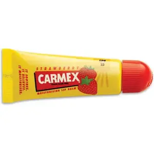 Lip balm Carmex 7011 — protective strawberry lip balm, 4.25 g jar