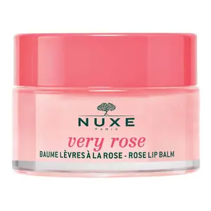 Lip balm & scrub Nuxe Very Rose 15 g — dual-action moisturizing and exfoliating lip care