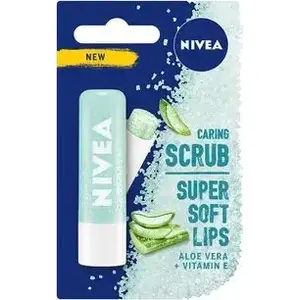 Lip peeling Nivea Aloe 5.5 ml – Nivea lip scrub, moisturizing exfoliant 5.5 ml