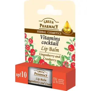 Бальзам для губ Green Pharmacy Vitamins Cocktail 3,6 г — бальзам для губ Green Pharmacy