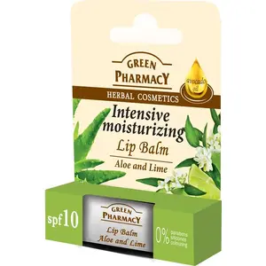 Бальзам для губ Green Pharmacy Интенсивное увлажнение Алое и Лимон 3,6 г