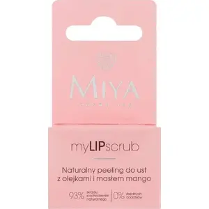 Lūpu skrubis Miya MyLIPscrub ar mango sviestu un eļļām, 10 g