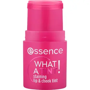 Lip gloss Skinfood Essence WHAT A TINT! — 5 g, pink tint, coloring effect