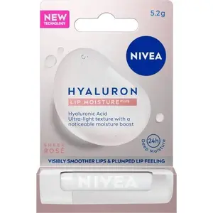 Lip balm Nivea Hyaluron Lip Moisture Plus Rose 5.2 g — moisturizing lip care