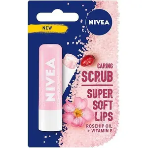 Lip scrub stick Nivea Caring Scrub Super Soft Lips Wild Rose 4.8 g