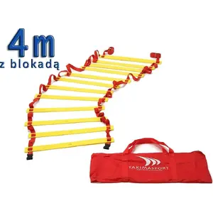 Координационная лестница YakimaSport 4 м с фиксатором ступеней