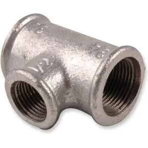Тройник оцинкованный 1 x 1/2" (HR/2426) — без бренда