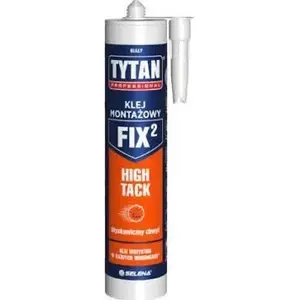 Пистолет для клея Tytan Klej Montażowy FIX2 High Tack 290 мл (белый)