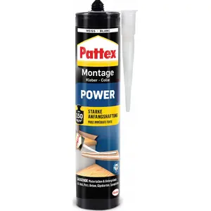 Līmes patrona karstajai līmei HP Pattex Montage Power Kleber, patrona 370 g