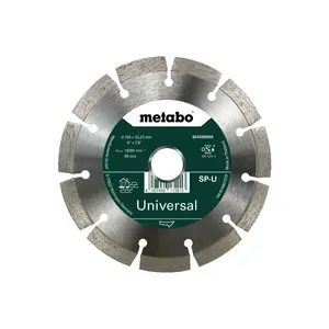 Apaļā zāģa asmens Metabo 624308000 — 150 mm diametrs, 22,2 mm centrs, priekš betona, smilšakmens, flīzēm