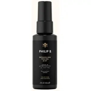 Philip B Спрей Detangling Toning Mist Velvet Oud 60 мл – несмываемый разглаживающий и тонирующий спрей