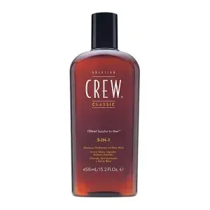 3-в-1 Шампунь, Кондиционер и Гель для Душа AMERICAN CREW Classic — 250 мл, непрофессиональный