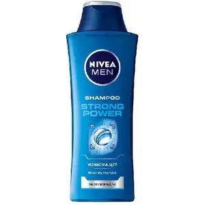 Šampūns Nivea STRONG POWER vīriešiem 400 ml — stiprinoša formula ikdienas matu kopšanai