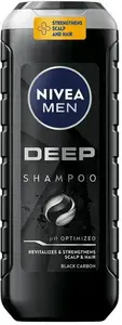 Шампунь Nivea Men Deep 500 мл – мужской очищающий и ухаживающий шампунь