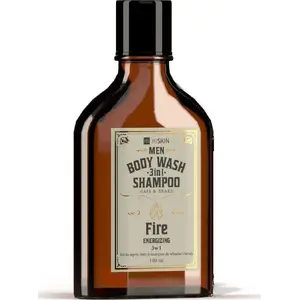Гель для душа, шампунь и средство для бороды 3 в 1 HiSkin Men Whisky Fire 100 мл (мини)