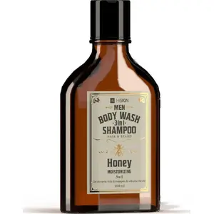 Shower Gel, Shampoo and Beard Wash 3-in-1 HiSkin Men Whisky Honey 100 ml (mini)