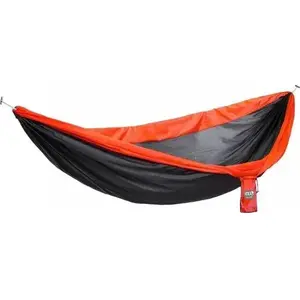 Šūpuļkrēsls-gamaks ENO SuperSub Charcoal/Orange — pārnēsājams pakarināms sēdeklis kempingam un dārzam