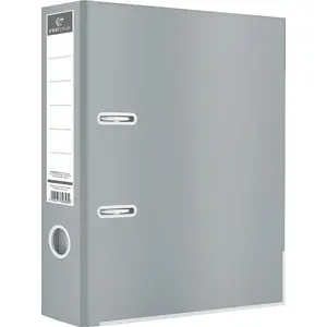 Ring Binder INTERDRUK A4 capacity 50 sheets, gray glossy