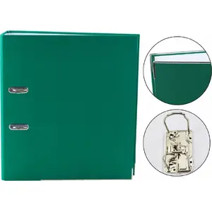 Document binder LEANToys 20691 | A4 ring binder 75 mm spine, green