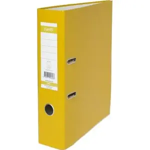 Ring Binder Bantex XXL lever A4 50 mm yellow — durable 2-ring document folder