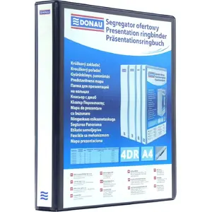 Ring Binder Donau 4-ring A4 50 mm black