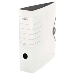 Ring binder LEITZ 11120001 — A4 polyfoam, 82 mm spine, white