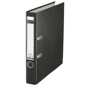 Папка-регистратор Leitz Lever Arch File 180 PP A4 50 мм корешок чёрный — пластиковая A4 папка