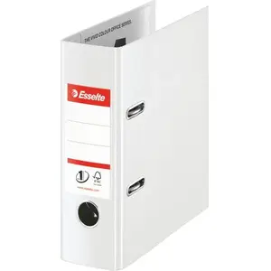 Lever arch file ESSELTE No.1 A5 75 mm red — ring mechanism, A5 format, 75mm spine