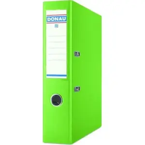 Ring Binder Donau lever arch A4 75 mm light green