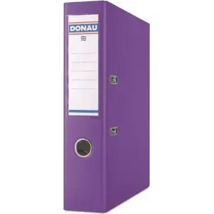 Ring Binder Donau lever arch A4 75 mm purple