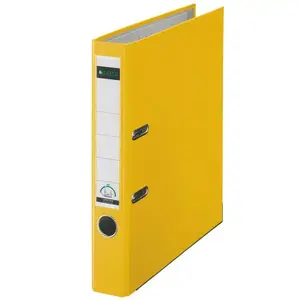Папка-реєстр LEITZ 180, пластиковая A4, корешок 50 мм, желтая