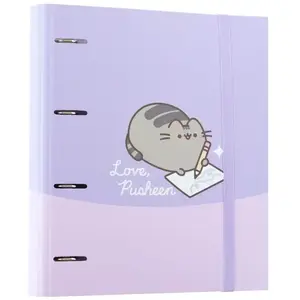Mape Pusheen Segregator A4 (4 gredzeni, elastīga aizdare) no Moments kolekcijas