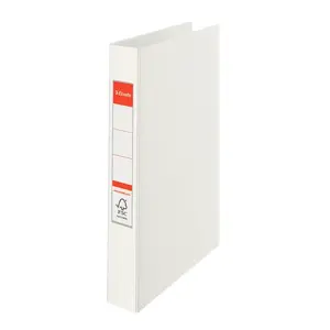 Ring Binder ESSELTE VIVIDA A4, 30% pre-consumer recycled PP foil, white