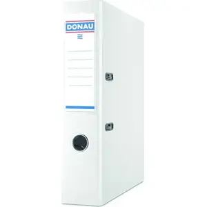 Binder Donau Premium-S, ring binder A4 75 mm, polypropylene (PP), white